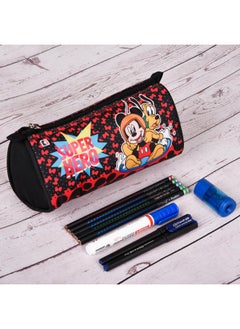 Kuber Industries Kuber Industries Pack of 2 Pencil Pouch | Multi-Purpose Travel Pouch | Kids Stationary Pencil Case | Pencil Utility School Pouches | Disney Geometry Box | Large | Yellow & Black  - Image 5