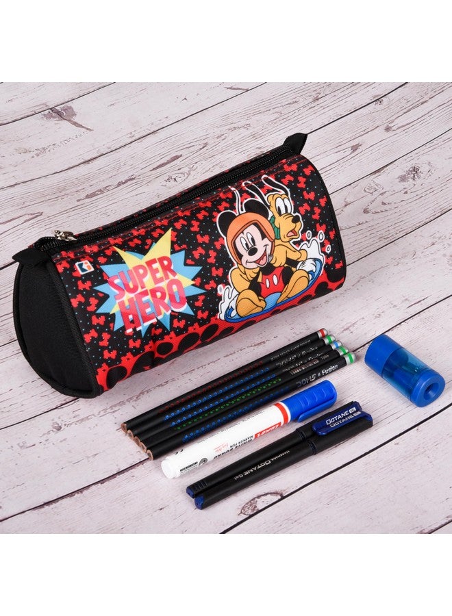 Kuber Industries Kuber Industries Pack of 2 Pencil Pouch | Multi-Purpose Travel Pouch | Kids Stationary Pencil Case | Pencil Utility School Pouches | Disney Geometry Box | Large | Yellow & Black  - Image 5