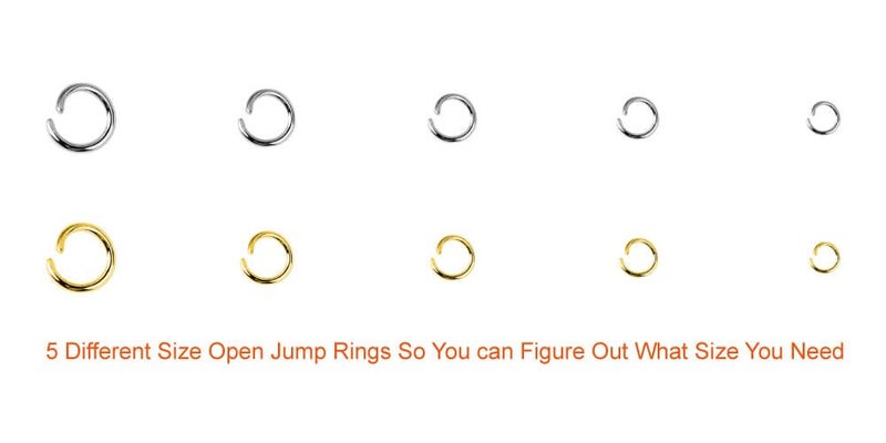 Paxcoo 1200Pcs Open Jump Rings and Lobster Clasps Jewelry Findings Kit with Pliers for Jewelry Making (Silver and Gold) - Image 3