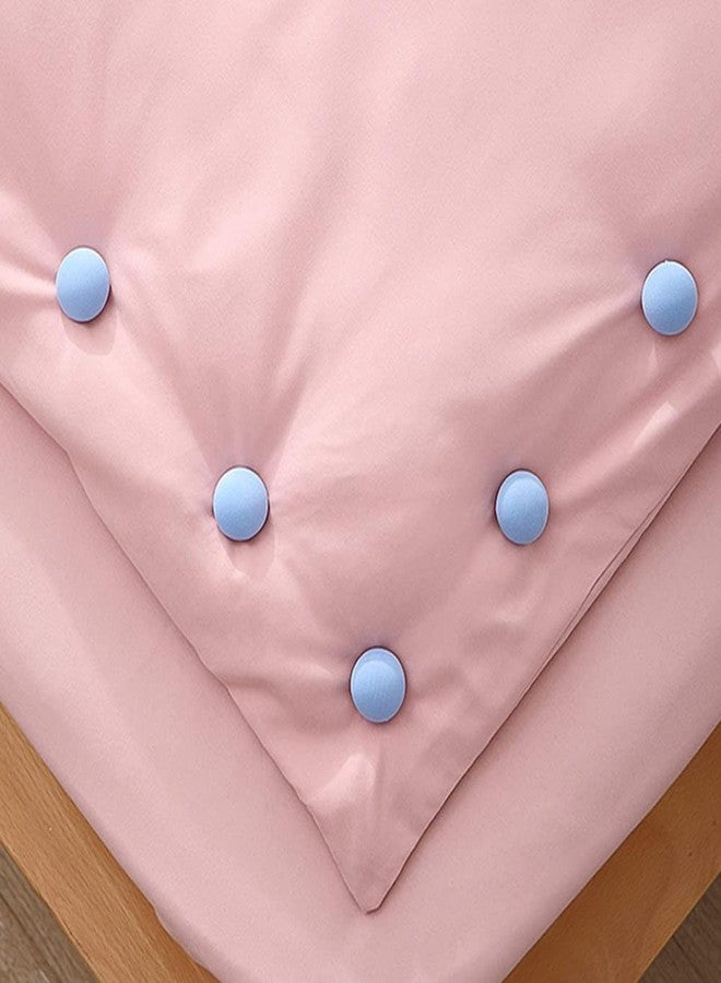 Lellow Duvet/Comforter Pin/Clips with Soft Fabric Fasteners for Quilt, Cushions, Curtains - (Pink, Pack of 36) - Image 2