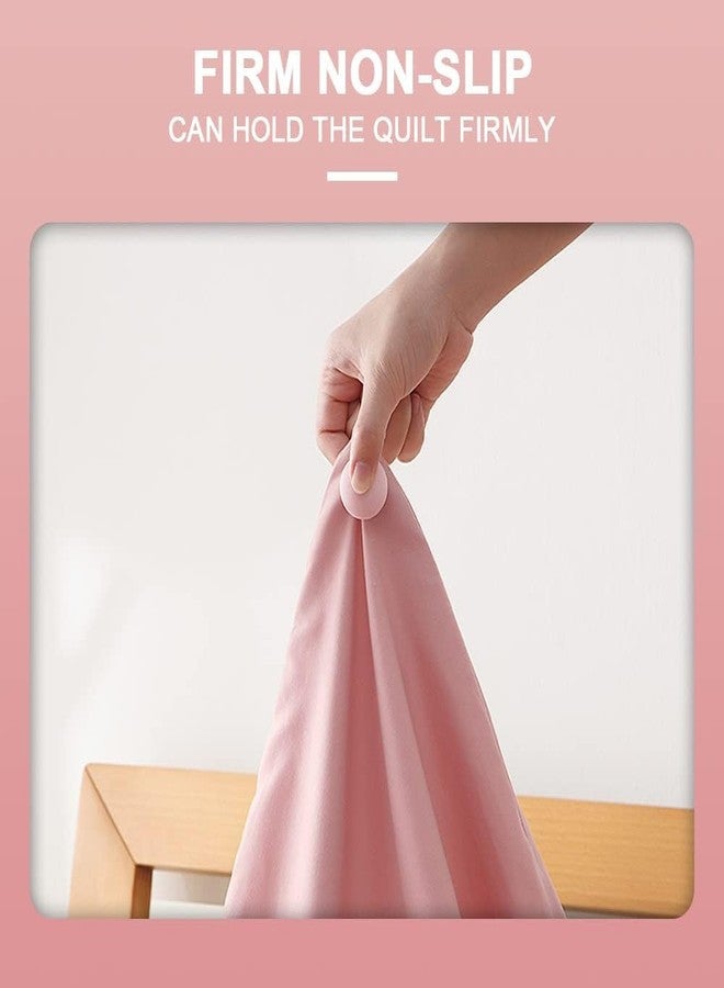 Lellow Duvet/Comforter Pin/Clips with Soft Fabric Fasteners for Quilt, Cushions, Curtains - (Pink, Pack of 36) - Image 4