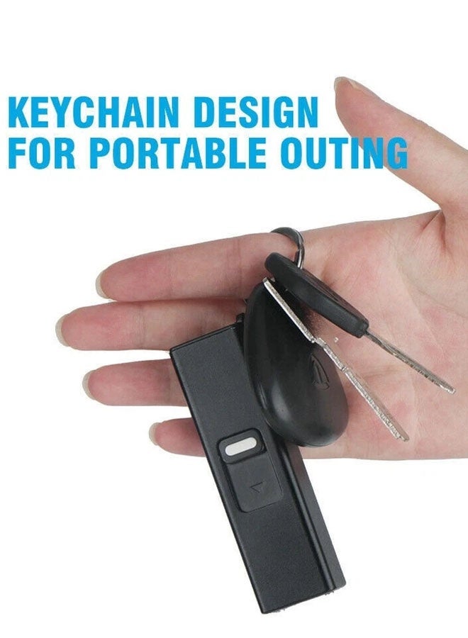 Mini Rechargeable LED Flashlight Keychain - Portable Torch, USB Charging, Emergency Light. - Image 4