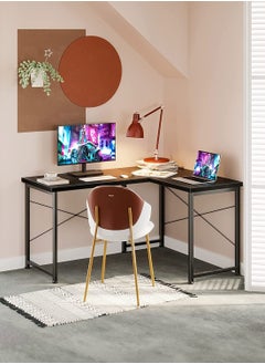 ACPLAY L Shaped Desk Computer Corner Desk Home Office Writing Workstation 126X74X48 cm  - Image 2