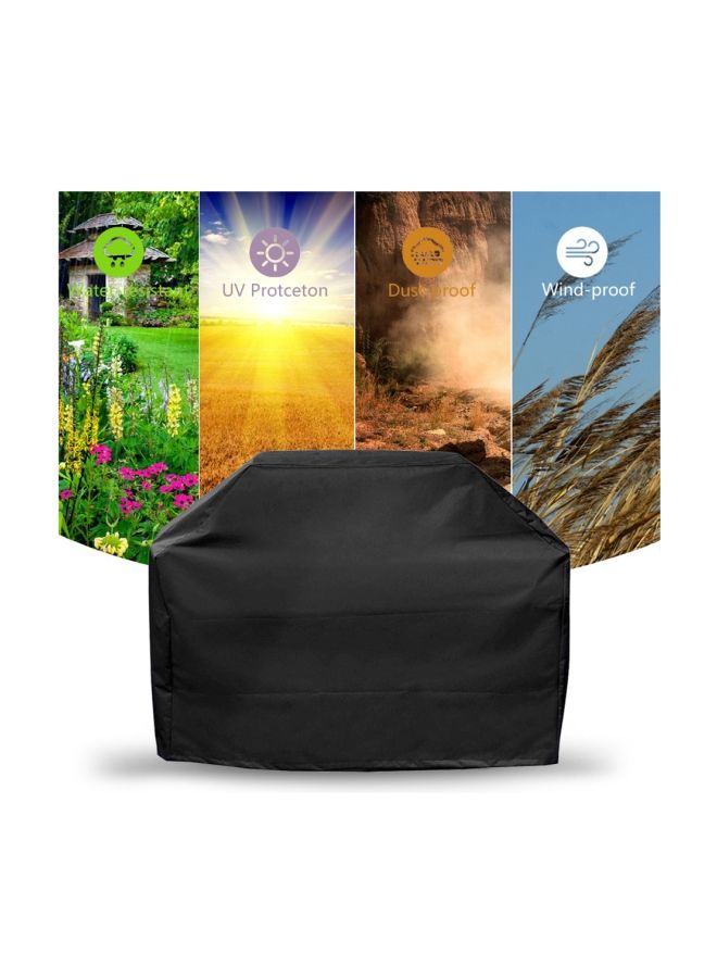 NIBEMINENT BBQ Grill Cover Black - Image 5