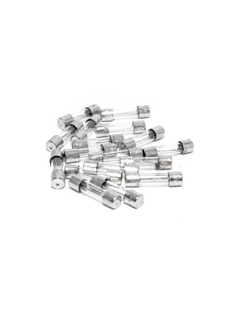 Riyasthya Riyatsthya Glass Fuse 250 v 6 A Fuse for Extension Board Invertor 20 Piece  - Image 3
