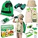 YOPINSAND Kids Explorer Kit Bug Catcher Kit Kids Camping Gear Outdoor Exploration Set with Vest Hat Backpack Ideal Outdoor Camping Adventure Toys for Boys Girls - Image 2
