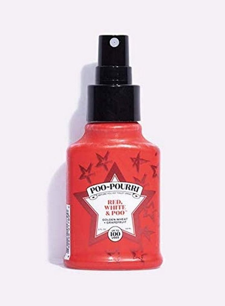 Poo-Pourri Limited Edition Freedom Collection Red White & Poo Toilet Spray 59 ml - Image 3