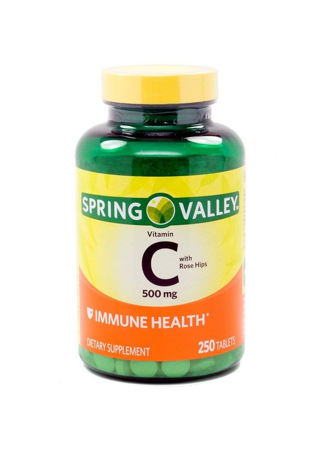 سبرينج فالي - فيتامين سي 500 ملجم مع ثمر الورد، 250 قرصًا