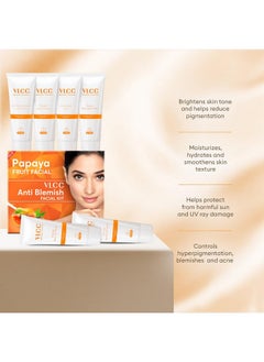 VLCC VLCC Papaya Fruit Single Facial Kit (60gm)  - Image 4