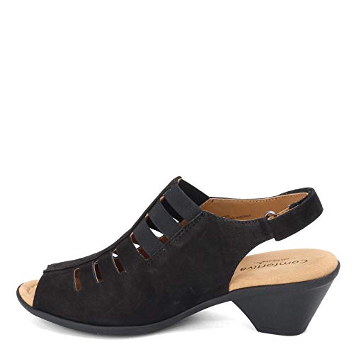 Comfortiva أحذية فاي للنساء من كومفرتيفا، صندل بكعب، أسود أوتاغو نوبوك، 8 ضيق - Image 4