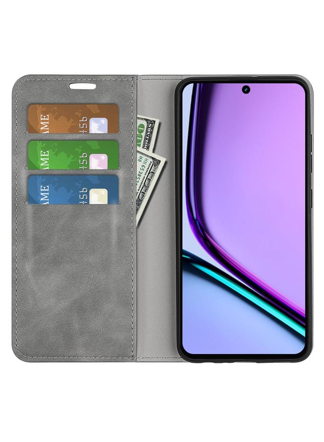 اس-توب جراب هاتف Realme C67 4G من الجلد المغناطيسي القابل للسحب - Image 4