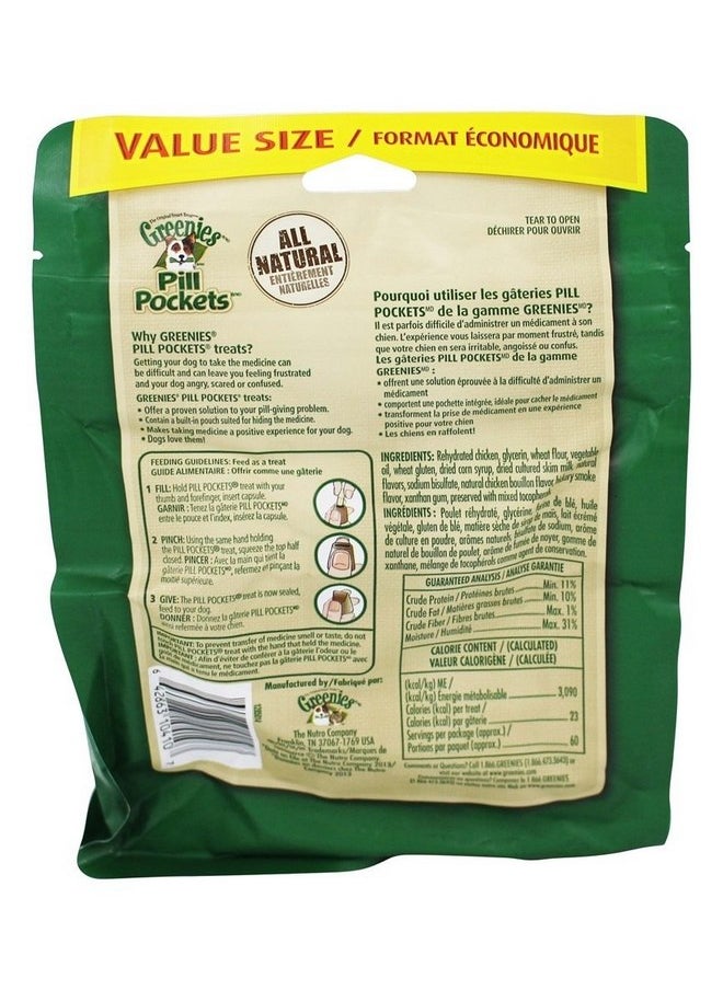 Greenies Greenies Pill Pocket Chicken Flavor Dog Treats Large - 60 Treats (Capsules)  - Image 3