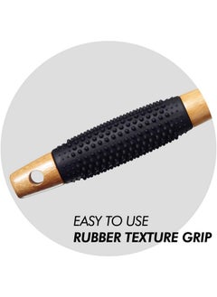 Sam Villa Signature Series Oval Nylon & Boar Bristle Round Brush With Bamboo  - Image 5
