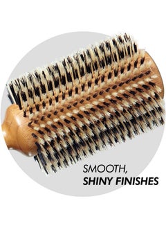 Sam Villa Signature Series Oval Nylon & Boar Bristle Round Brush With Bamboo  - Image 3