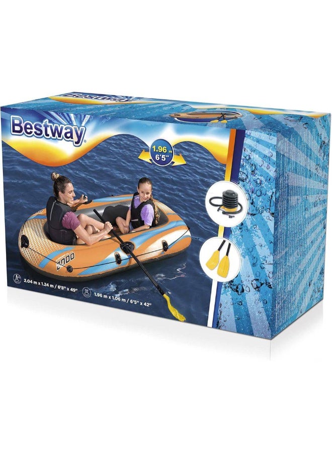 Bestway Kondor 2000 Inflatable Raft Set (185 x 97 cm) - Image 1