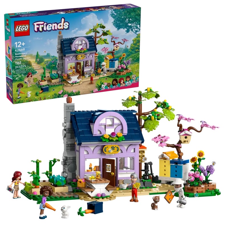LEGO - Friends Beekeepers' House and Flower Garden 1161 Pieces - 42669 - Image 2