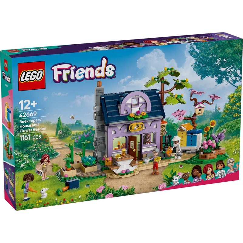 LEGO - Friends Beekeepers' House and Flower Garden 1161 Pieces - 42669 - Image 1