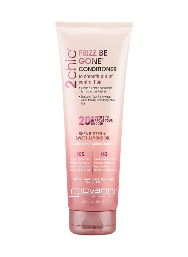Giovanni 2Chic Frizz Be Gone Conditioner With Shea Butter & Sweet Almond Oil 250ml - Image 1