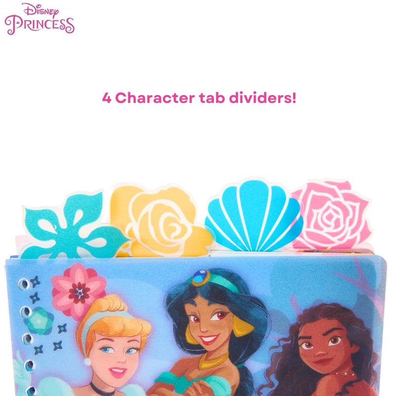 Innovative Designs Disney Princess Tab Journal Notebook for Kids, Spiral Bound, 96 Lined Pages, 8 x 7 inches - Image 2