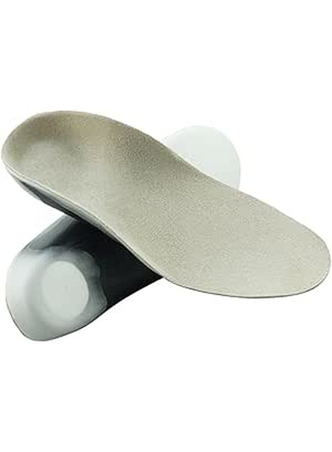 Orthotic Shoe Insoles For Size 36 37 Breathable Arch Support Inserts Corrective Foot Cushions For Flat Feet And Overpronation For Boys Adjustable Middle Color Gray - Image 1