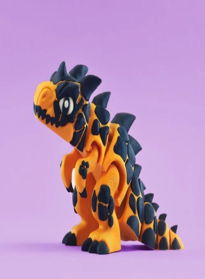 Beoals 3D Printed Cute Dinosaur Toy for Kids | Fantasy Reptile Animal Figure | Educational Prehistoric Learning Toy | Creative Desk Toy & Collectible Figurine | Durable Plastic Toy for Boys & Girls - Image 1