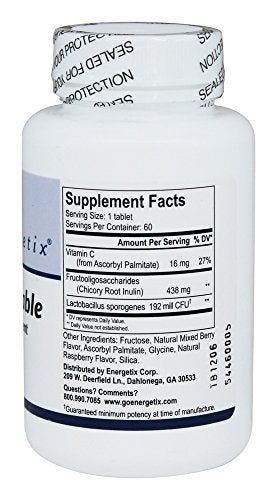 Energetix Flora Chewable 60 Chewable Tablets - Image 3