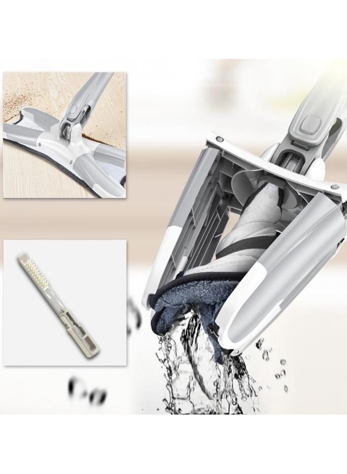 مماسح مسطحة برأس دوار مع وسادات ميكروفايبر - Image 2