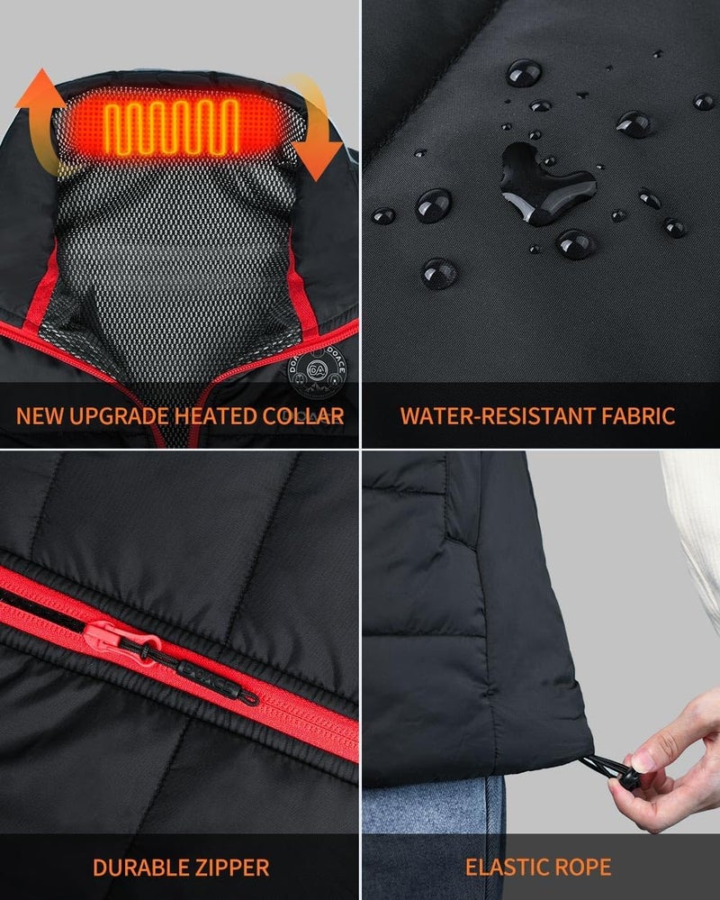DOACE Heated Vest for Women and Men, Smart Electric Heating Vest Rechargeable, Battery Not Included - Image 5