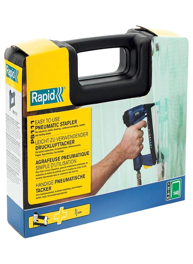 RAPID PS111 Pneumatic Staple, Flatwire, Staple height 6-16mm, Operating Pressure: 5-7Bar,  1.68kg - Image 4