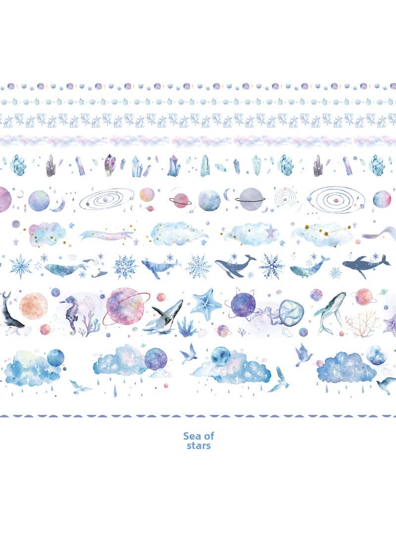Arabest AGUGU Retro Washi Tape Set for Journaling Xinghai 