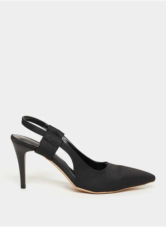 Styli Pointed Slingback Stiletto Pumps