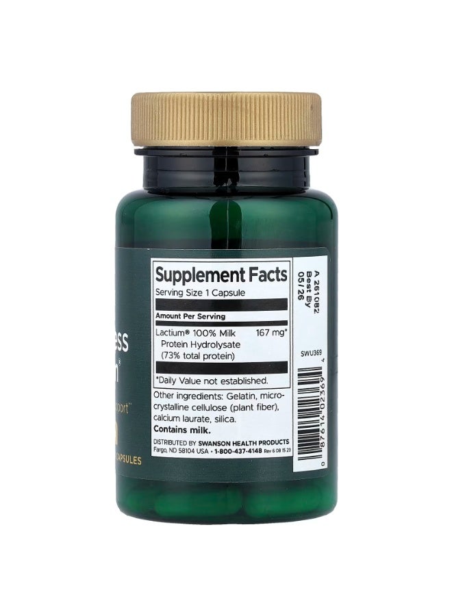 SWANSON Anti-Stress Lactium 167 mg 60 Capsules - Image 2