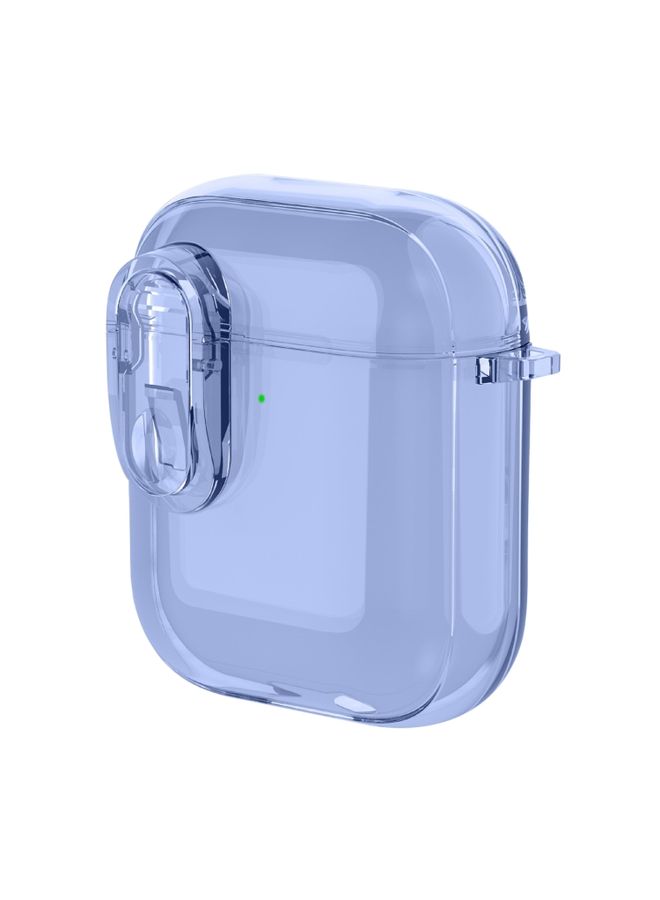 Raxoom Case Cover For AirPods 1 / 2 Ice Crystals Shockproof Earphone Protective Case Blue
