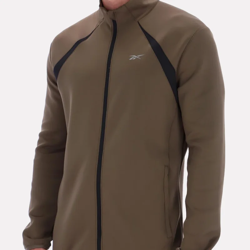 ريبوك Sheerer Mock Neck Full Zip Training Jacket