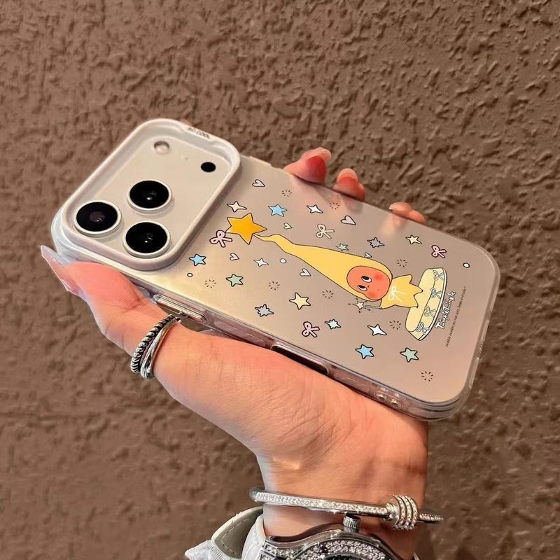 Apple iPhone 17 Pro phone case with a magical star white cartoon creative design for shock protection - Image 1