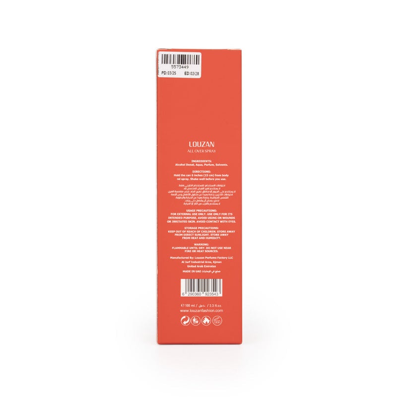 Louzan Maysun All Over Spray | Premium Arabic Scent | 100ML - Image 3