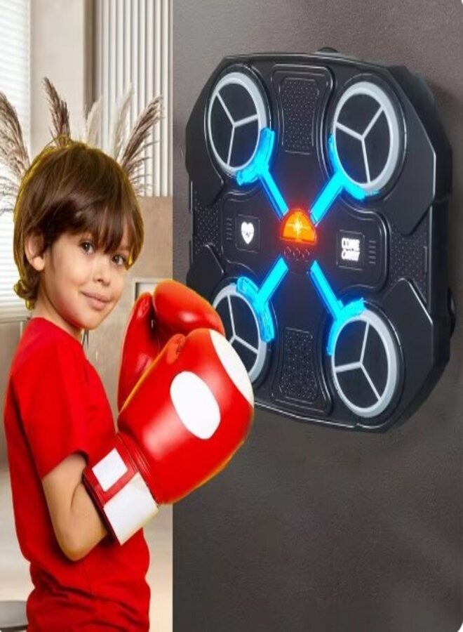 Zoom Plus Music Boxing Machine for Adults and Kid Home Wall Mount Music Boxer Electronic Smart Agility Training Boxing Target Pads Boxing Machine for Improve Fight Reaction - Image 1