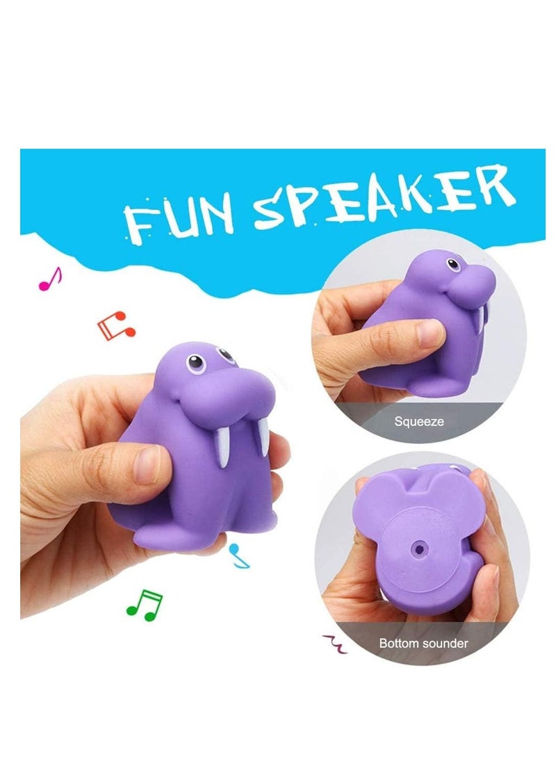 Raxoom 7Pcs Baby Bath Toys, Scoop Net Fish Pool Toys With Spray, Sounds, Color Changing Toddler Bathtub Toys - Image 5