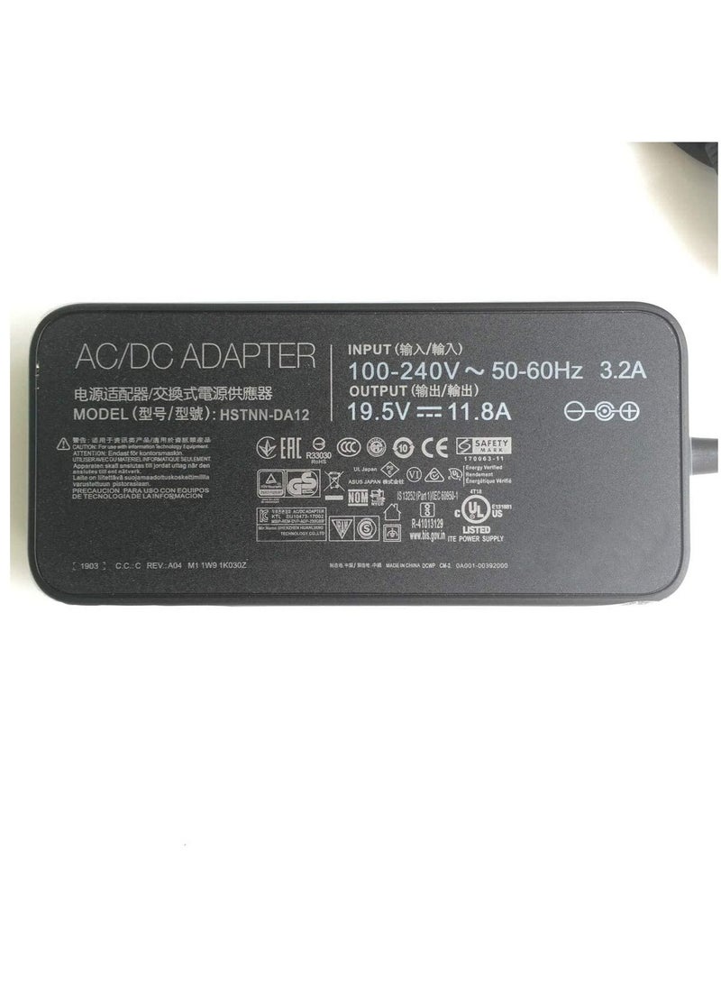 CSF asus Adaptador de CA original de 19,5 V 11,8 A 230 W para Asus ROG Zephyrus S GX701GX GX701GW GX701GV ROG Strix Scar II GL704GM-DH74 GL703GM-DS74 ADP-230 GB B  - Image 4