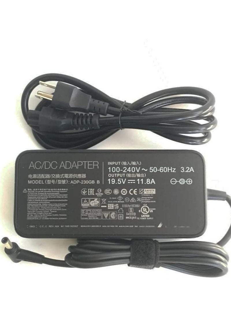 CSF asus Adaptador de CA original de 19,5 V 11,8 A 230 W para Asus ROG Zephyrus S GX701GX GX701GW GX701GV ROG Strix Scar II GL704GM-DH74 GL703GM-DS74 ADP-230 GB B  - Image 2
