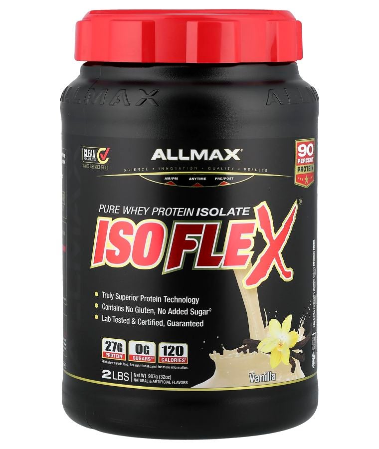 Allmax ISOFLEX® Pure Whey Protein Isolate Vanilla 2 lbs (907 g)