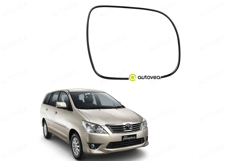 AUTOVEA® Rear View Mirror Glass (Right/Driver Side) Compatible with Toyota Innova (Type-1) 2005-2009 - Image 1