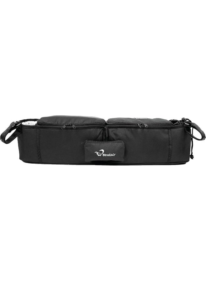 StrollAir - Universal Best Double Parent Stroller Organizer Caddy Insulated Cup Holder Console - Image 4
