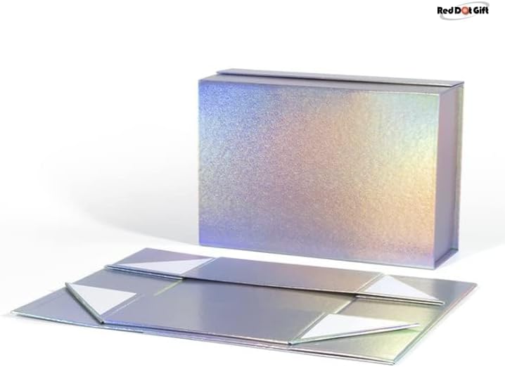 Red Dot Gift REDDOTGIFT® Pack of 2 Rainbow Color Flat Cardboard Boxes, 32 * 24 * 9cm - Image 4