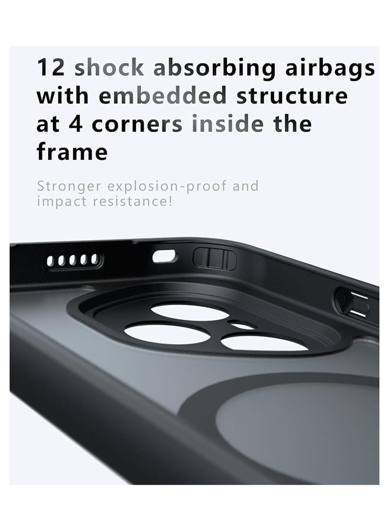 Magnetic Case Compatible with Honor 400 Pro 5G Case, Selected TPU Material and Airbags in Four Corners Shock and Drop Protection Case with Wireless Charging - Image 5