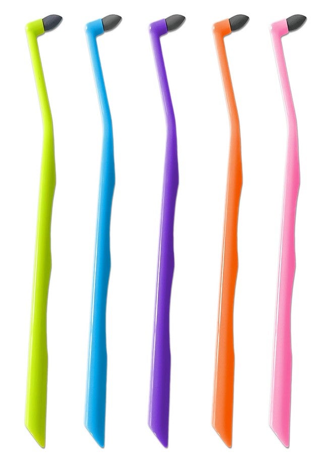 Ceonam 10 Pack Dental Teeth Plaque Remover Brushes Tools, Ergonomic Handle Design, Multicolor Tooth Stain Eraser Tartar Polisher Cleaning Kit for Oral Care - Image 1