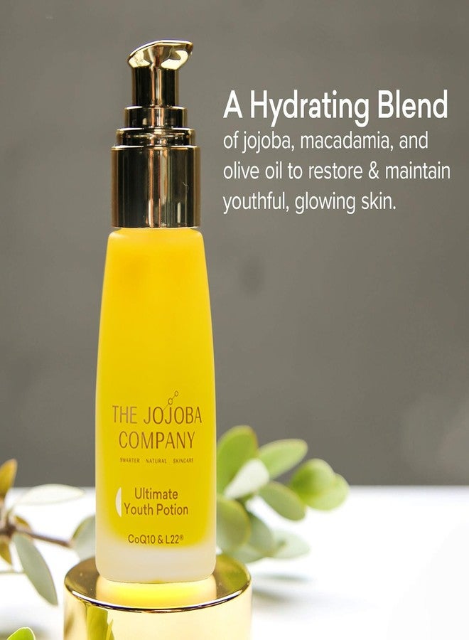 jojoba منتج جوجوبا كومباني لمستحضر الشباب النهائي، يحافظ على إشراقة الشباب، يحسن مرونة البشرة وثباتها، غني بصيغة L22 الحاصلة على براءة اختراع - يستعيد ملف الدهون في البشرة لشخص صحي يبلغ من العمر 22 عامًا، 50 مل - Image 5