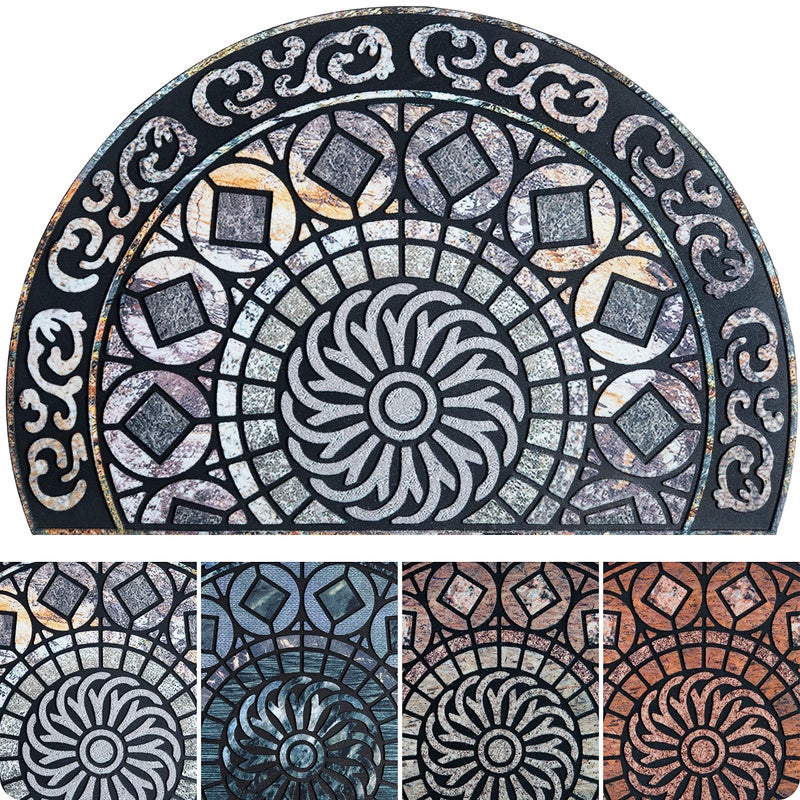 ubdyo Unique Stylish Front Door Mat - Low Pile Easy Fit Door Matt - Muddy Dirt Trapping Welcome Mat, Heavy Duty Doormat Outdoor Entrance - Sweet Home Gift - Doormat Indoor Entrance - Large 23â€ x 36â€ - Image 1