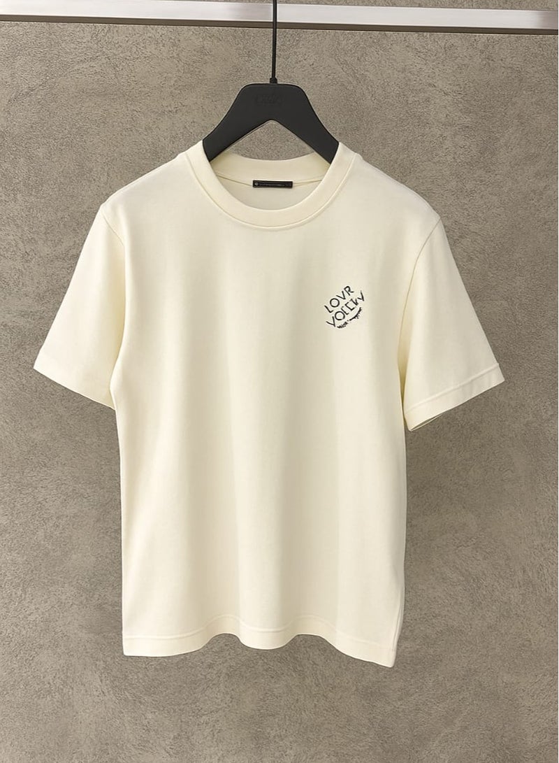 Oversized T-shirt with various prints 