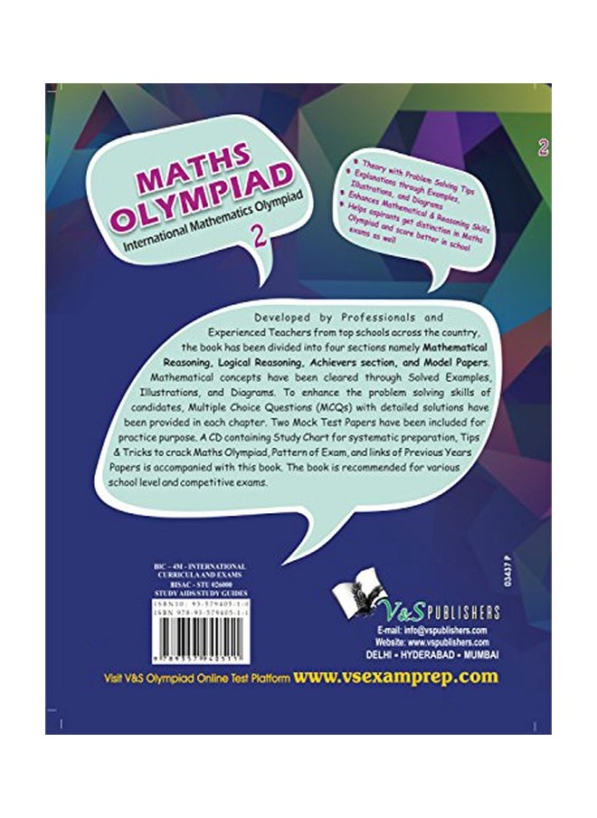 null - International Maths Olympiad - Class 2 With CD - Image 1